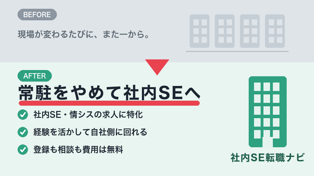 社内SE転職ナビのバナー