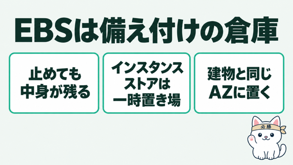 EBSとは？建物に「備え付けの倉庫」